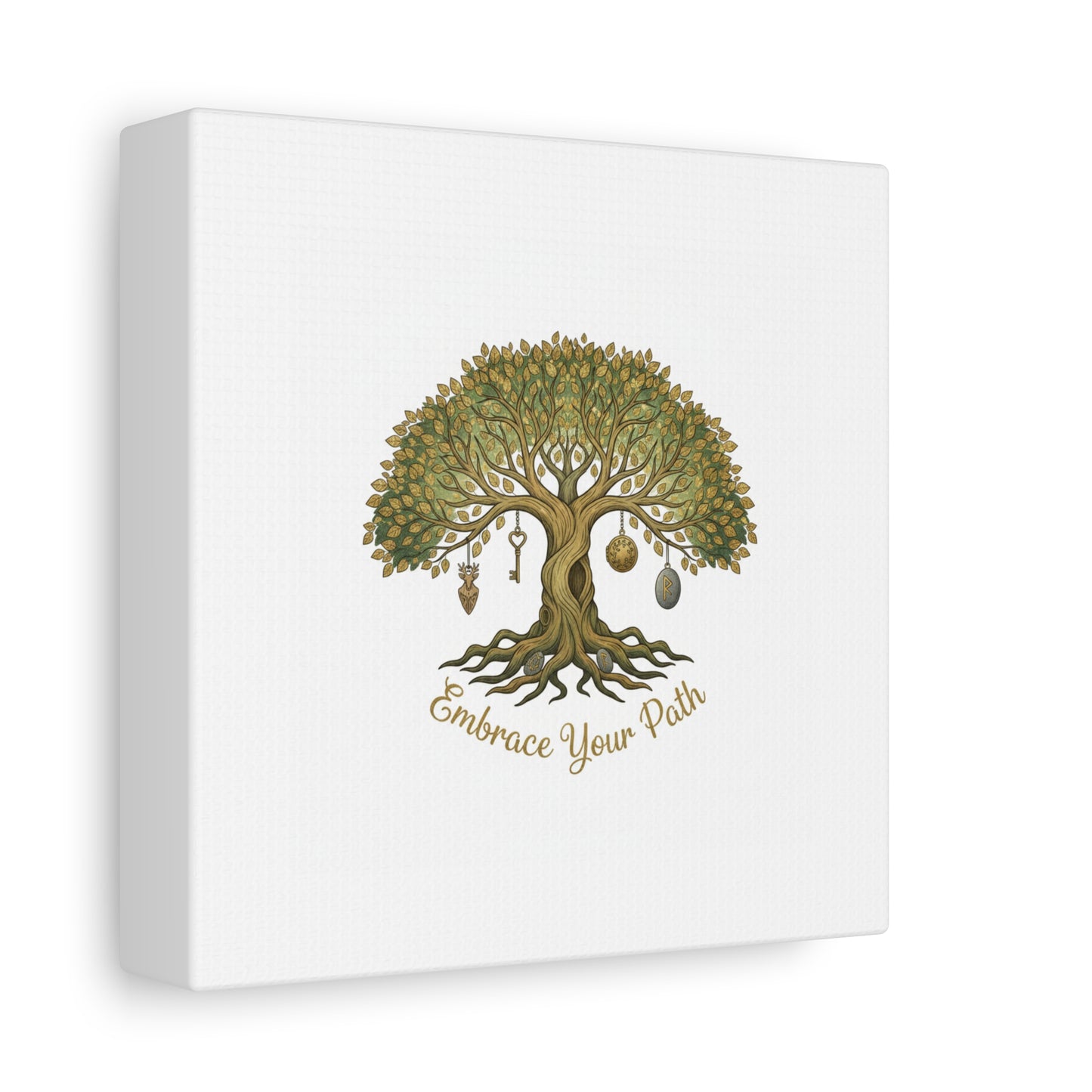 Embrace Your Path Tree Canvas Wall Art