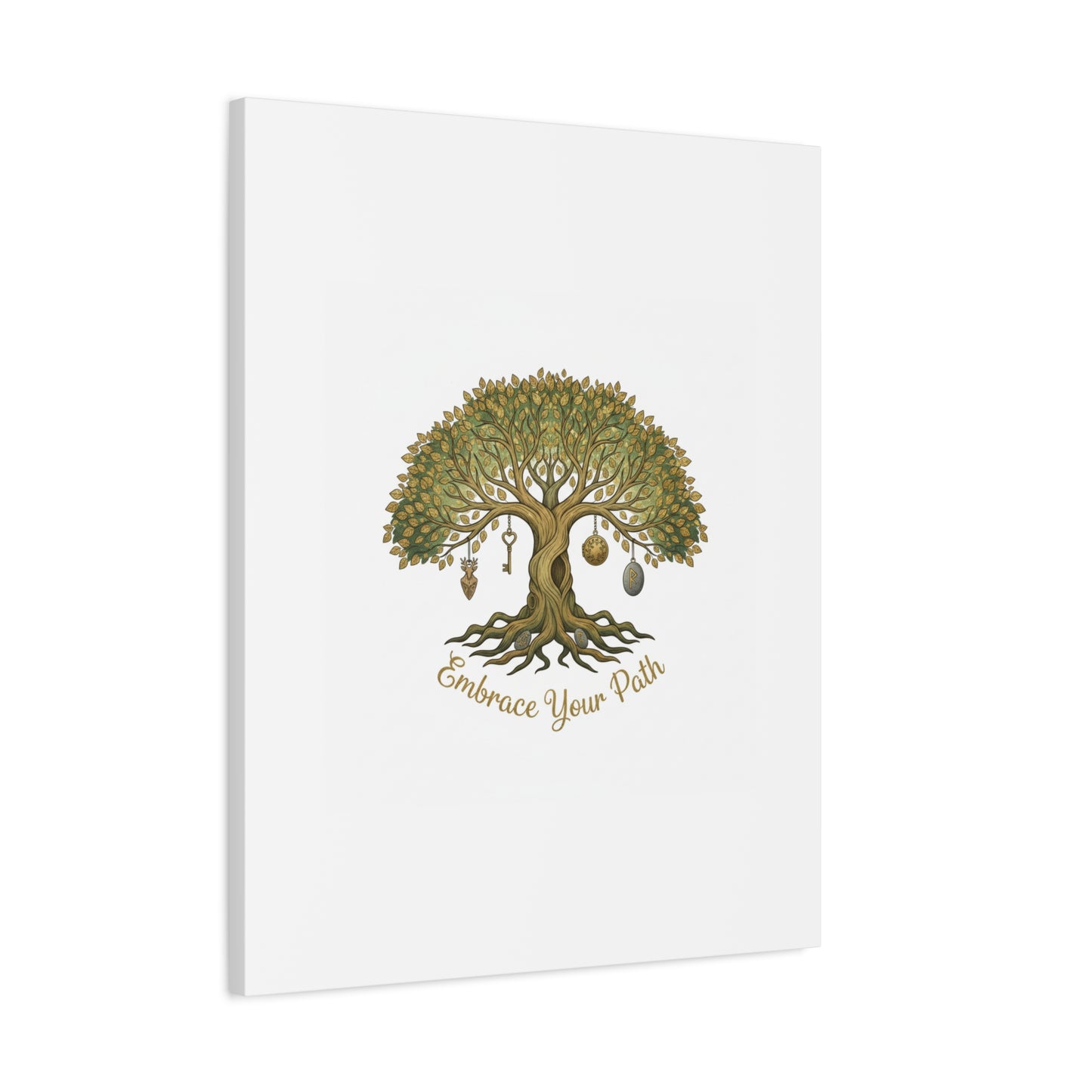 Embrace Your Path Tree Canvas Wall Art
