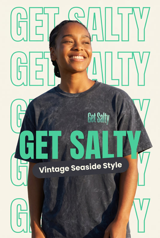 Get Salty — Vintage Mineral Wash Crewneck Tee - Native Salt Scrubs
