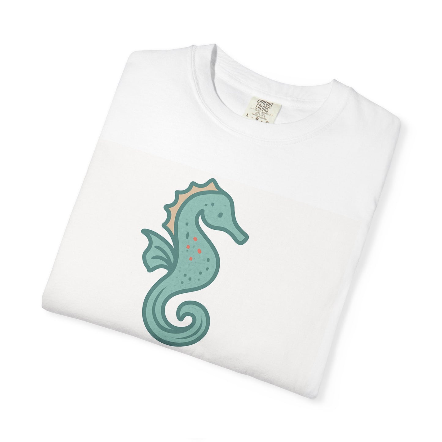Seahorse Fun Graphic T-Shirt — Catchy Beachy Ocean Vibe - Native Salt Scrubs