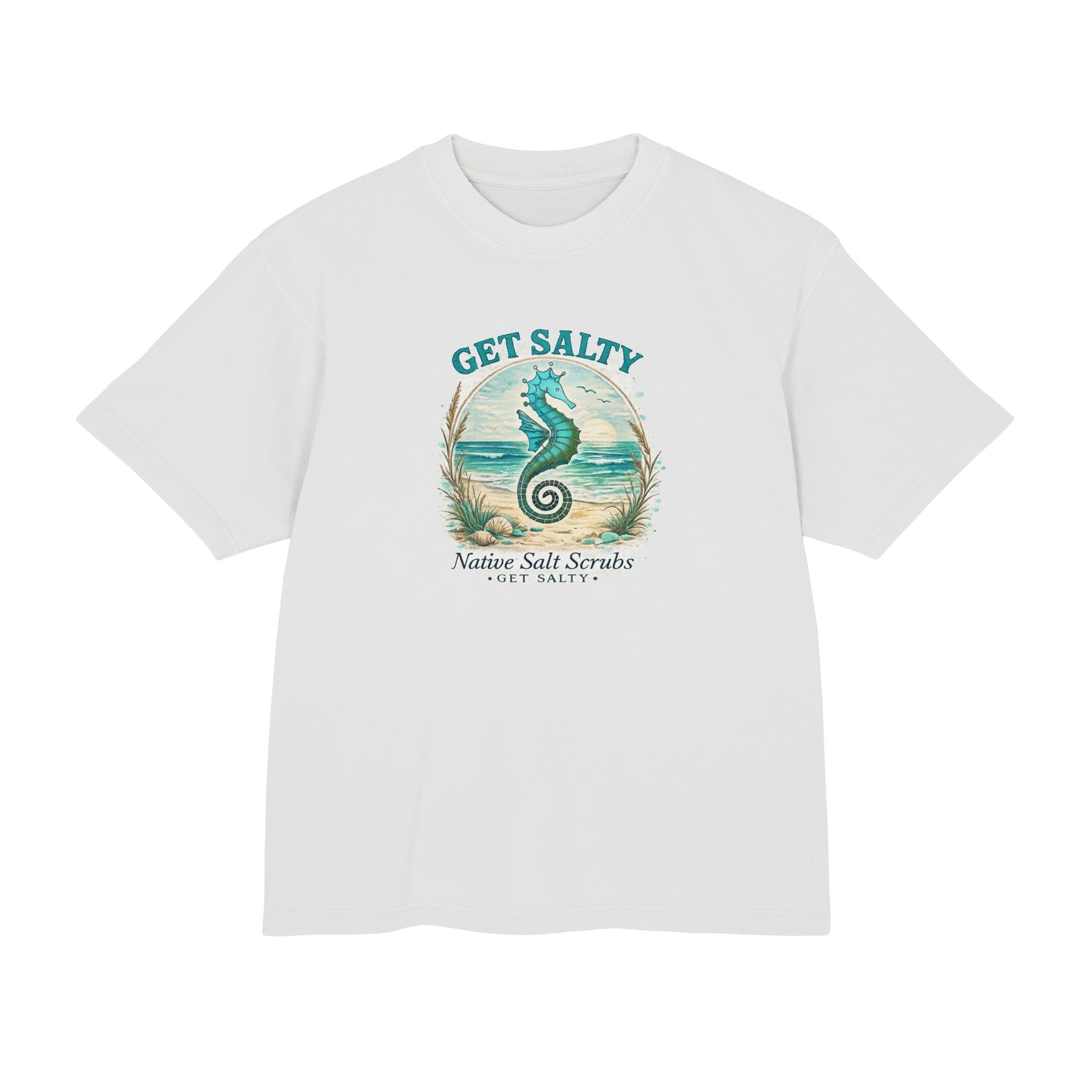 Beach Vibes Tee — Fun Inspiring Coastal Graphic T-Shirt - Native Salt Scrubs