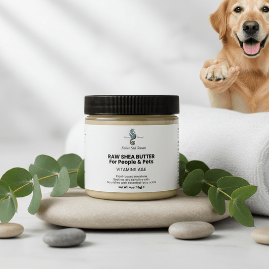 Raw Shea Butter FOR PEOPLE & PETS - Native Salt Scrubs