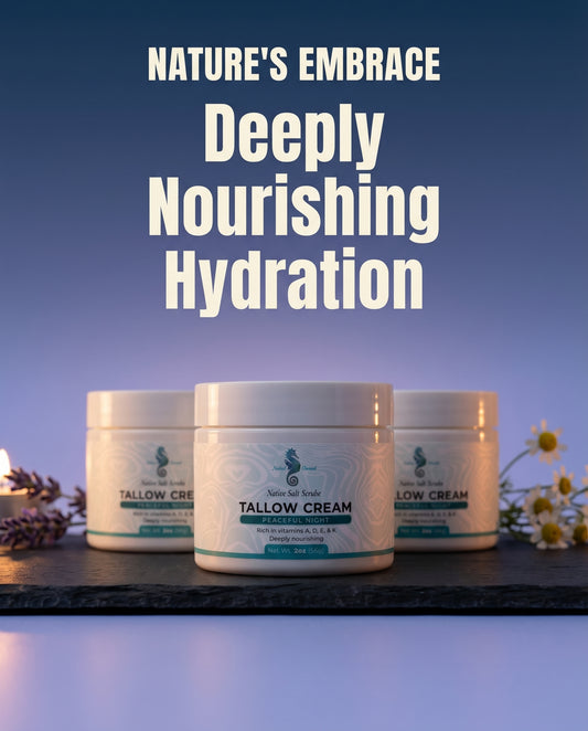 Tallow Cream Peaceful Night — Deep Nourishing Night Moisturizer